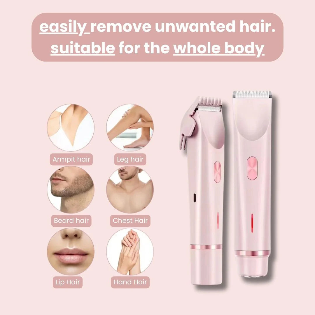 SilkEase™ – 2-in-1 Women’s Body Shaver